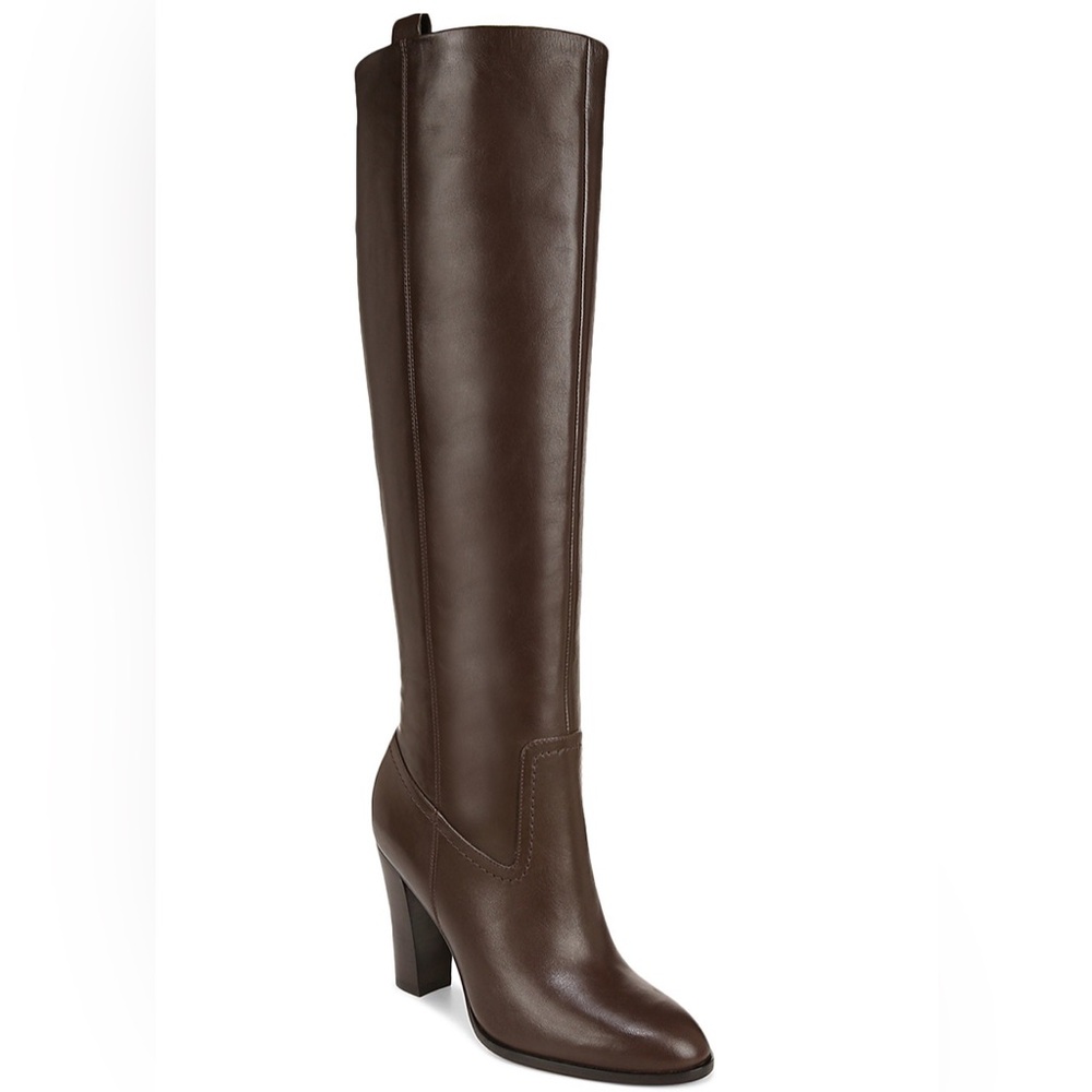 VERONICA BEARD Women's Vesper Pull On High Heel Boots brown size 7